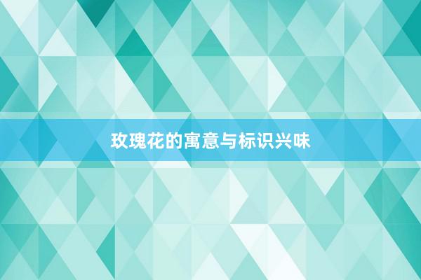 玫瑰花的寓意与标识兴味